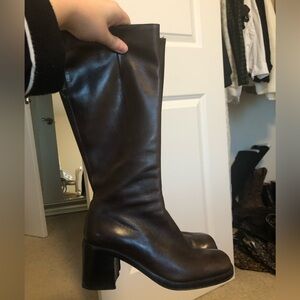 Vintage Mid-Calf Brown boots made for Barney’s NYC